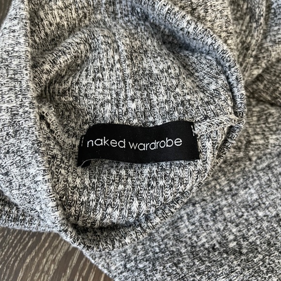 Naked Wardrobe - Turtleneck Mini Dresq - Picture 2 of 2